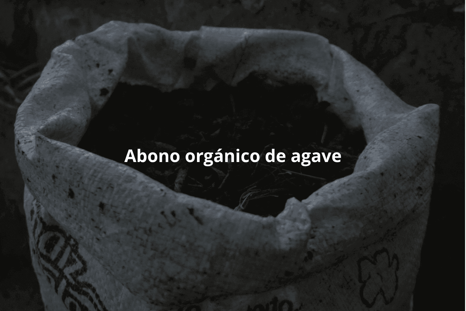 Abono orgánico de agave