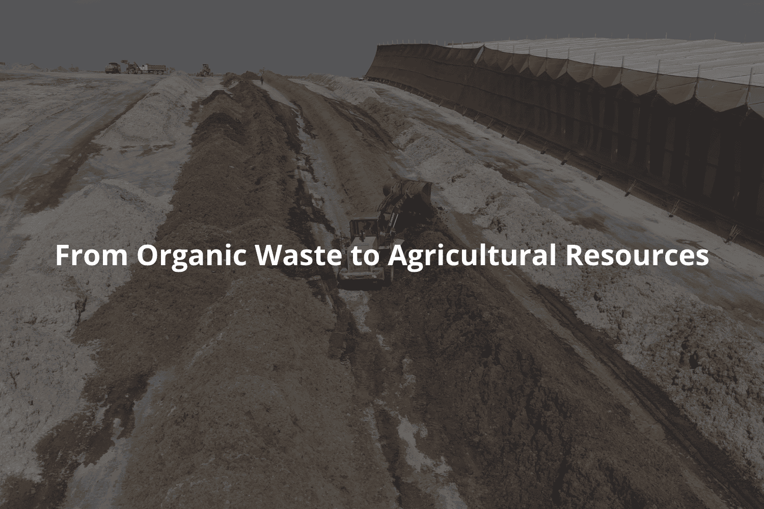 Organic waste transformed into resources for agricultural soil